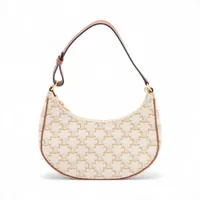 セリーヌ トリオンフ アヴァ PVC ワンショルダーバッグ ベージュ