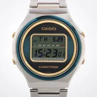 カシオ カシオトロン TRN-50-2AJR SS ソーラー デジタル文字盤 Ａランク