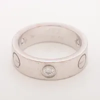 カルティエ ラブ ハーフ ダイヤ 750(WG)