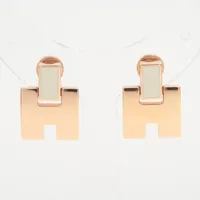 ❤お得なお品❤アイリーンピアス ピンクｘピンクG金具 エルメス イヤリングにも ピンク - レディス, ファッションジュエリー, ピアス | Hermès