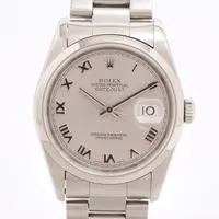 ロレックス デイトジャスト 16200 SS AT シルバー文字盤