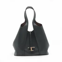 トッズ Tタイムレス レザー トートバッグ ブラック ＡＢランク