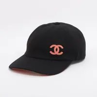シャネル ココマーク コットン キャップ 23A ブラック ＳＡランク