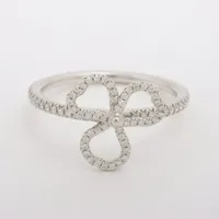 ティファニー ペーパーフラワー ダイヤモンド オープンフラワー ダイヤ Pt950