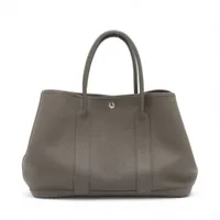 エルメス ガーデンパーティ36 PM ネゴンダ オリーブグリーン シルバー金具