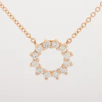 ティファニー オープンサークル ダイヤ 750(PG)