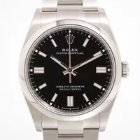 ロレックス オイスターパーペチュアル 126000 SS AT 黒文字盤
