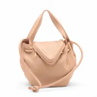 ボッテガヴェネタ ビーク レザー 2WAYトートバッグ ベージュ Ａランク