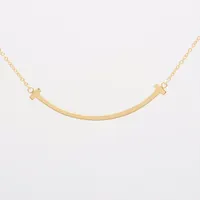 ティファニー Tスマイル スモール 750(YG)