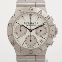 ブルガリ ディアゴノ CH35S SS AT 白文字盤