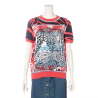 エルメス シルク 半袖ニット 23SS マルチカラー Ａランク