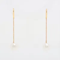 ティファニー パールバイザヤード ドロップ パール ピアス 750