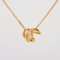 サンローランパリ YSLロゴ GP ネックレス ゴールド ＡＢランク
