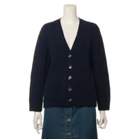 CELINE ブラック カーディガン xs CELINE セリーヌ 23AW デアフューチャーバックワッペンウール