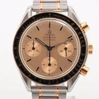 オメガ スピードマスター 3310.10 SS×YG AT シャンパン文字盤