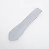 ヴィトン ヴィヴィエンヌ シルク ネクタイ MR1254 グレー Ａランク