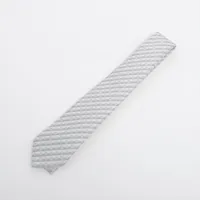 ヴィトン シルク ネクタイ MR1254 グレー Ａランク