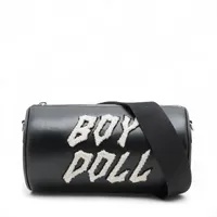 セリーヌ BOY DOLL レザー ショルダーバッグ ブラック Ａランク