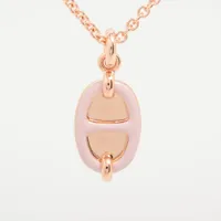 エルメス ペンダント ミニマイヨン PM GP ネックレス ピンクゴールド Ａランク