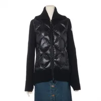 モンクレール CARDIGAN ナイロン ダウンジャケット 21年 ブラック ＡＢランク