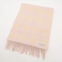 バーバリー ノバチェック カシミヤ マフラー レッド Aランクの買取