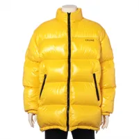 セリーヌ ナイロン ダウンジャケット 22AW イエロー ＡＢランク