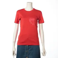 ヴィトン コットン Tシャツ 19AW レッド ＡＢランク