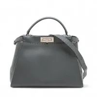 美品　FENDI ピーカブーセレリア レギュラー　レザーパイソン FENDI ピーカブー レギュラー セレリア パイソン - メルカリ