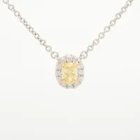ティファニー ソレスト イエローダイヤ ダイヤ 750(YG)×Pt950 FANCY VIVID YELLOW