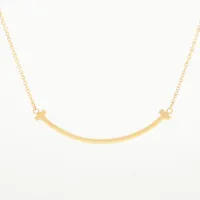 ティファニー Tスマイル スモール 750(YG)