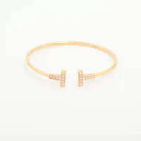 ティファニー Tワイヤー ダイヤ 750(PG)