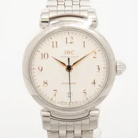 IWC ダ・ヴィンチ オートマティック36 IW458307 SS AT シルバー文字盤 Ａランク