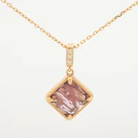 ヴァンドーム青山 アメジスト ダイヤ K18(YG)