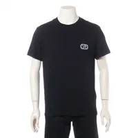 ヴァレンティノ Vロゴ コットン Tシャツ ブラック ＡＢランク