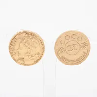 シャネル ココマーク GP イヤリング(両耳用) 03P ゴールド ＡＢランク