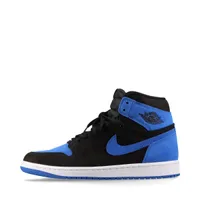 ナイキ AIR JORDAN 1 RETRO HIGH OG スエード ハイカットスニーカー ブルー Ａランク