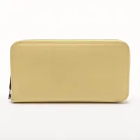 エルメス アザップロングシルクイン ヴォーエプソン イエロー シルバー金具 ＡＢランク