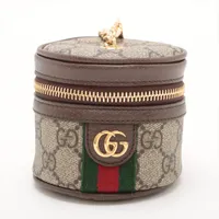 GUCCI グッチ GGキャンバス×レザー ウエストポーチ ボディバッグ