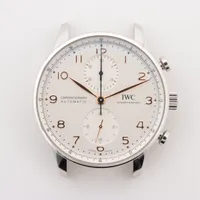 IWC ポルトギーゼ クロノグラフ IW371604 SS AT シルバー文字盤