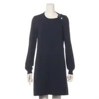 ヴィトン カシミヤ ニットワンピース 16AW ネイビー ＡＢランク