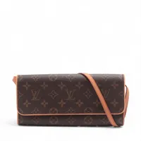 ルイ・ヴィトン モノグラム ポシェット･ツインGM M51852 ブラウン