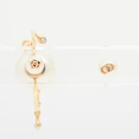 現行モデル✨DIOR　トライバル　パール　ピアス　ラインストーン　ゴールド　片耳 ディオール Dior Tribales ディオール トライバル ピアス(両耳用
