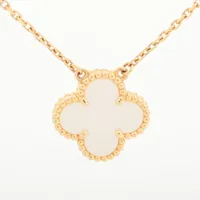 ヴァンクリーフ&アーペル ヴィンテージアルハンブラ シェル 750(YG)