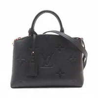 ヴィトン モノグラム アンプラント プティ パレ PM M58916 ブラック Ａランク