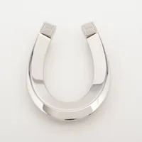 エルメス ホースシュー GP マネークリップ シルバー ＡＢランク