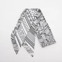 エルメス ツイリー Eperon d'Or Bandana エプロンドールバンダナ シルク スカーフ ホワイト Ａランク