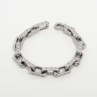 ヴィトン ブレスレット モノグラムチェーン M00309 メタル ブレスレット LE5204 シルバー ＡＢランク