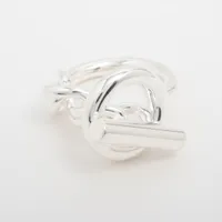 エルメス クロワゼット 925 リング シルバー Ａランク