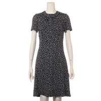 ヴィトン シルク ワンピース 12SS ブラック Ａランク