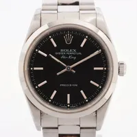 ロレックス エアキング 14000 SS AT 黒文字盤